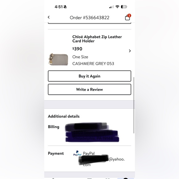 Chloé alphabet Leather Wallet - Picture 4 of 4